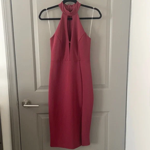 express orange dress Pants Dress By Express In Orange, Size: 4 main image 0